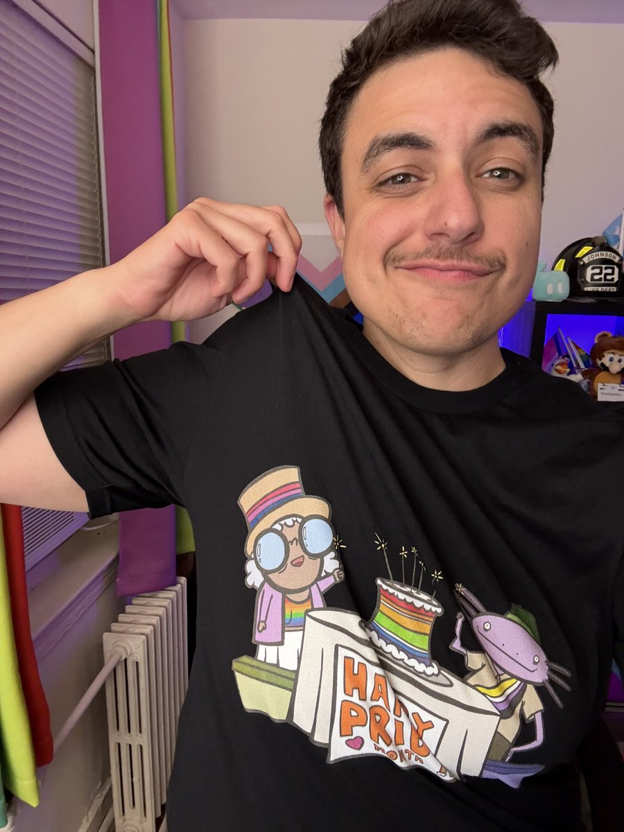 firewall362's tweet photo. Rocking the @QweertyGamers Queer Quest t-shirt tonight for stream! 🏳️‍🌈
Live right now 🙌🏼 https://t.co/3eAfMeBTGO https://t.co/LOr3iB1vgA