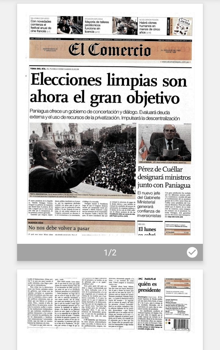 Pati_PaniaguaG's tweet photo. La DEMOCRACIA en el Perú fue recuperada hace 26 años y desvalijada hace 10 años por la obstrucción, vacancias, fraudismo, pacto mafioso, títeres, acomodo de reglas y crisis de representación, hoy se da un resultado que, solo bajo estas condiciones y en 4to intento, favorece a FP. https://t.co/69J9PQ5wja