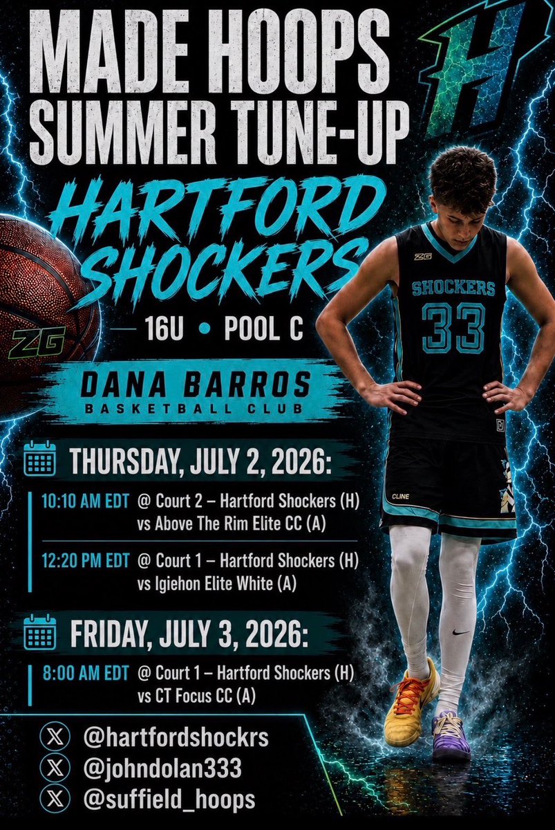 JohnDolan333's tweet photo. Coaches here is my schedule for my upcoming tournament can’t wait to compete. @Suffield_Hoops @HartfordShockrs https://t.co/u7HImyHwU9