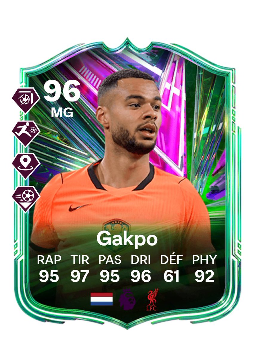hypno_fut's tweet photo. La carte que pourrait avoir Gakpo si les Pays-Bas gagnent cette nuit 🥶🤯

Il y en a qui vont regretter de pas avoir fait son SBC 👀

#FC26 https://t.co/s05TrD8Tev