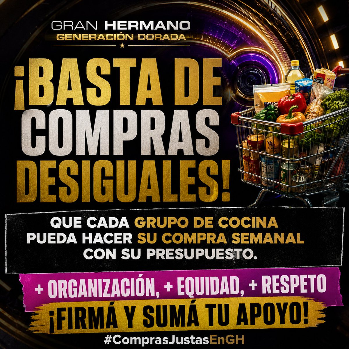 MortLala's tweet photo. @MUNDEX_ @TronkOficial 📢 EXIGIMOS una regla más justa: si hay grupos de cocina, cada grupo debe hacer su propia compra con la parte del presupuesto que le corresponde. ¡Basta de monopolio del arroz con carne molida! #ComprasJustasEnGH #GranHermanoGeneraciónDorada @GranHermanoAr https://t.co/wO1Os02sDn