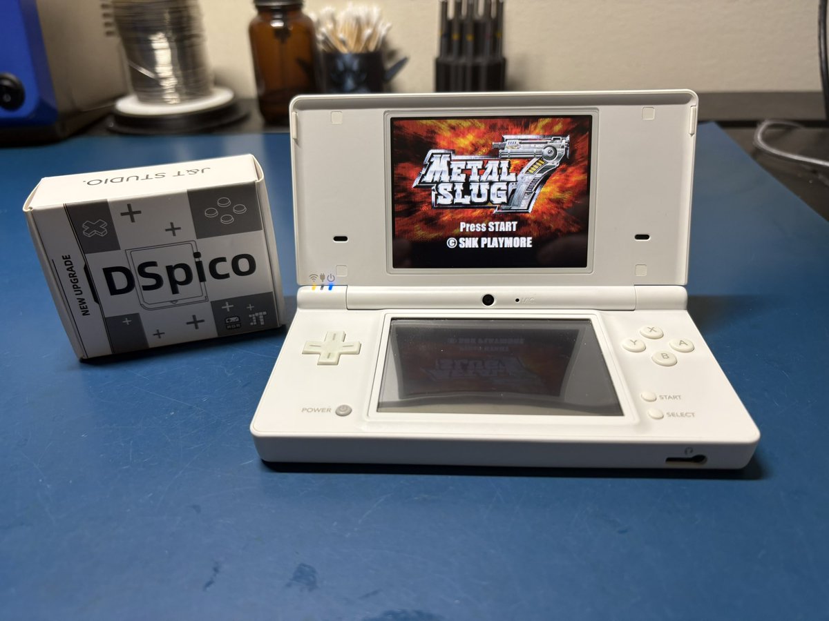 iFixRetro's tweet photo. If you want a development cartridge that'll last for the Nintendo DS, @RgRDev and JT-Studios has their own version of the DSPico cartridge, with a well designed cartridge housing that's safe for your cartridge slot in the long run! Cartridges are available through https://t.co/dOyRTQz76p