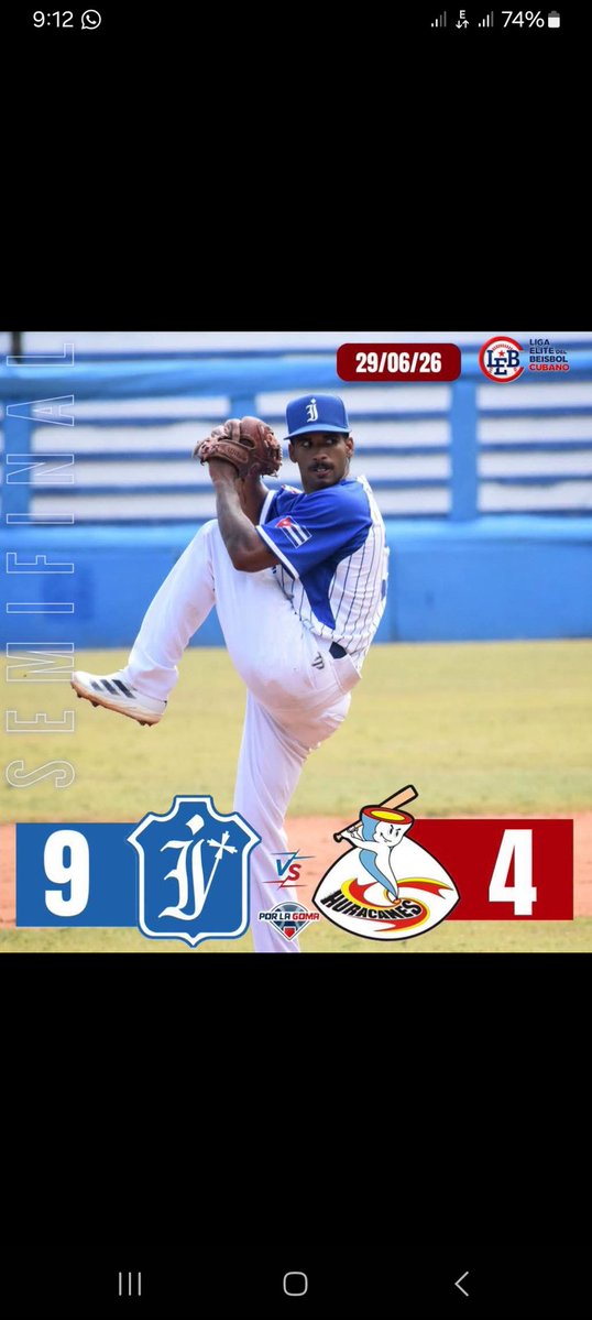 Hernan57190Blas's tweet photo. Los #Leones de la #Capital derrotaron hoy a los #Huracanes de #Mayabeque y pasan a la Gran Final de la #IVLEBC.
@DeporteLTU
@esnaido
@LorenzoOsbel
@YelenysLasTunas https://t.co/df5sYF0ccE