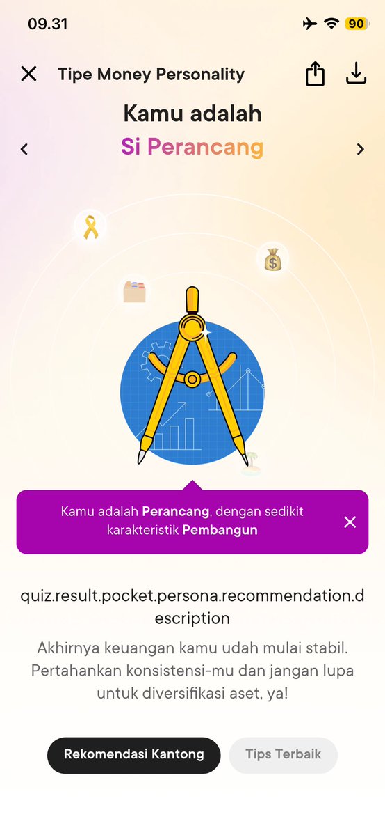 daaahmiyyy's tweet photo. @jadijago @Rp200 Tipe perancang sedikit pembangun hehehe
Wish me luck🧚🏻‍♀️
My Persona              My Inspirasi Kantong https://t.co/9SmTNntq2v
