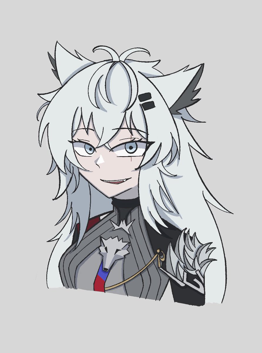 Chisell_'s tweet photo. Lappland I drew for a friend 🐺
#Arknights #明日方舟 #アークナイツ https://t.co/Wqw64BvF7j