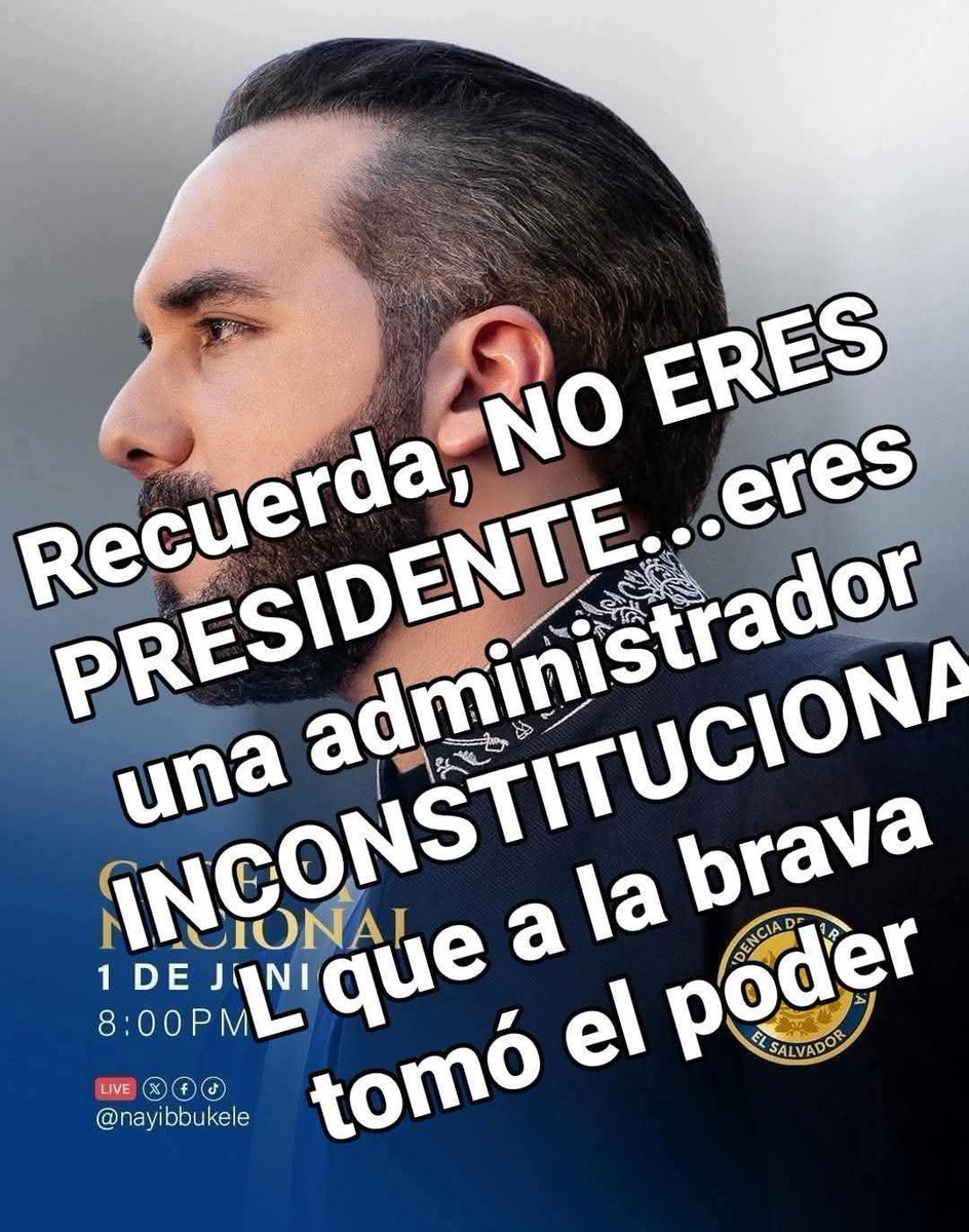 dorelipin's tweet photo. @EnsedeCiencia Esta reelección fué ilegal, él no es presidente legal y sigue la dictadura con ilegalidad https://t.co/6QCFSJ3BFH