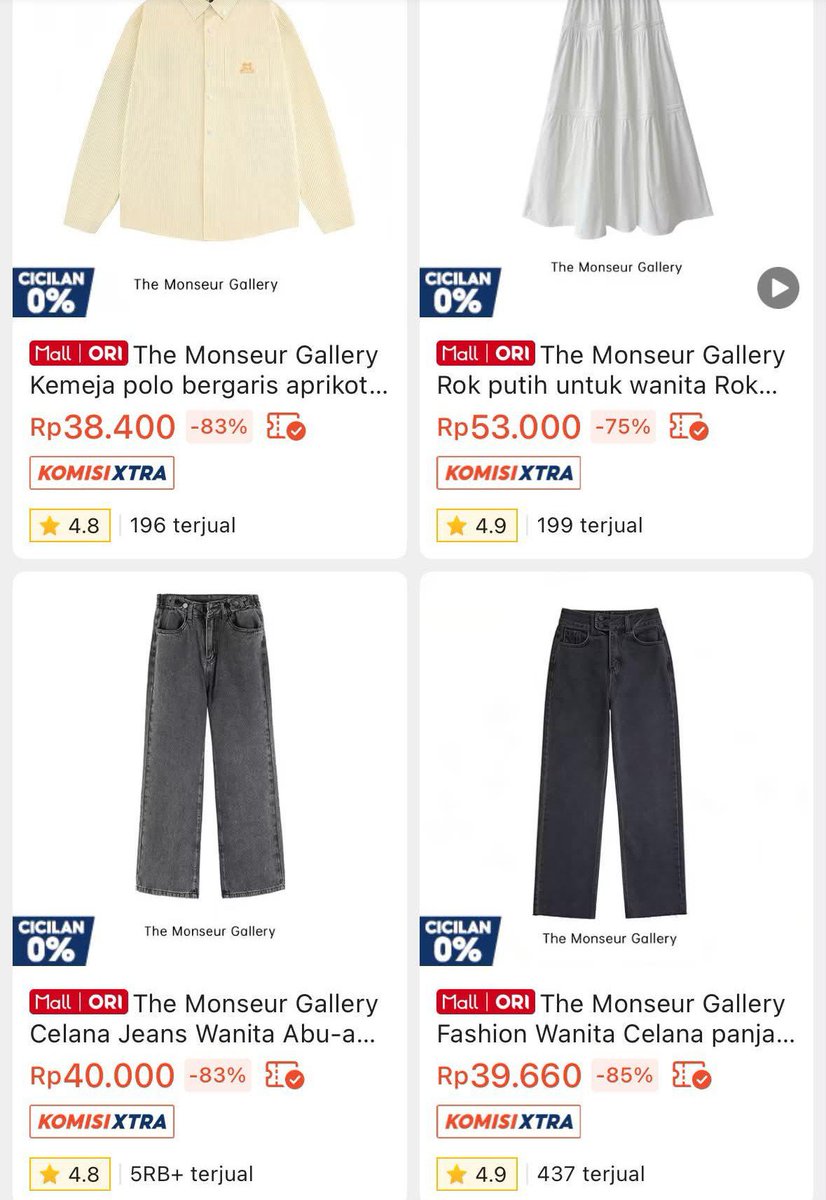 pinkiezsky's tweet photo. JEANS SEBAGUS INI START 40K AJA😭😭 mana bagus bagus lagi modelnya, mau nyetok yg banyak dehh jadinya😩😋 https://t.co/THL2KUakME