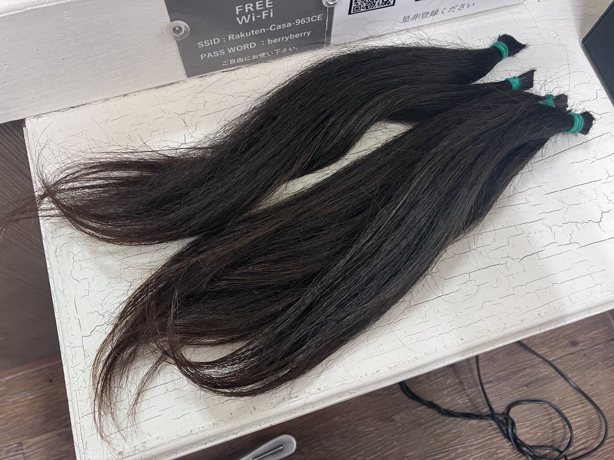 g_2051's tweet photo. ヘアドネーション初めてやってみました https://t.co/xg72QueRW4