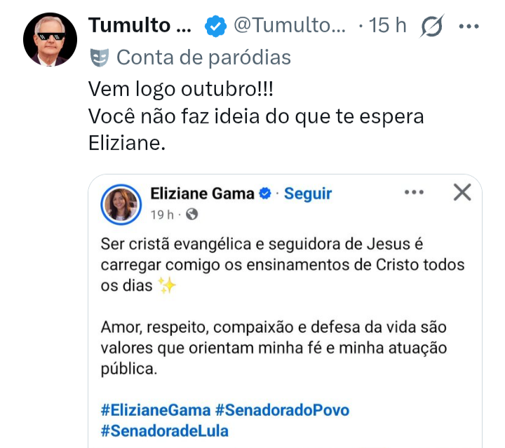 MezariNeiva's tweet photo. @TumultoBR toda essa hipocrisia vem em forma de dinheiro 💰 resta saber o  pastor da igreja que ela frequenta sabe que tem roubo, corrupção,  é cúmplice de ladrões corruptos e recebem o dízimo dela , deixa entrar e fazer teatro no culto, esse ou esses pastores são tão vagabundos quanto ela https://t.co/8ZDuZMKDKz