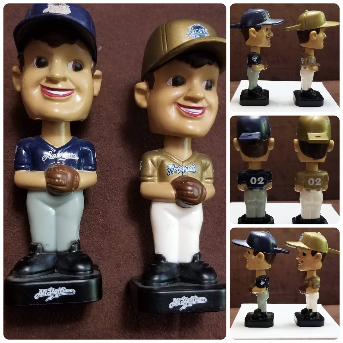 TeriE's tweet photo. VINTAGE #PostCereal Mini Baseball #BobbleHead Lot #AllStar Set 2 #MLB Figures #AdvertisingPromo
https://t.co/nDhMJ07SFO
#baseballcollectibles #sportscollectibles #bobbleheads #bobbles #nodders #Fotoball #AllStarGame #baseballallstars #collectibles #americanleague #nationalleague https://t.co/PKLguoF02P