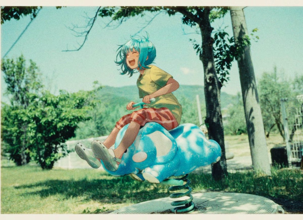 Pascalm78's tweet photo. I really loved how they blended real-life photos with the 2D art in Suisei’s new mv.

Massive credit to the artist, the final result is genuinely amazing and every image captures that feeling of peace, tranquility and a simple life

By far the best thing of this new MV https://t.co/AZzLdm9y0z
