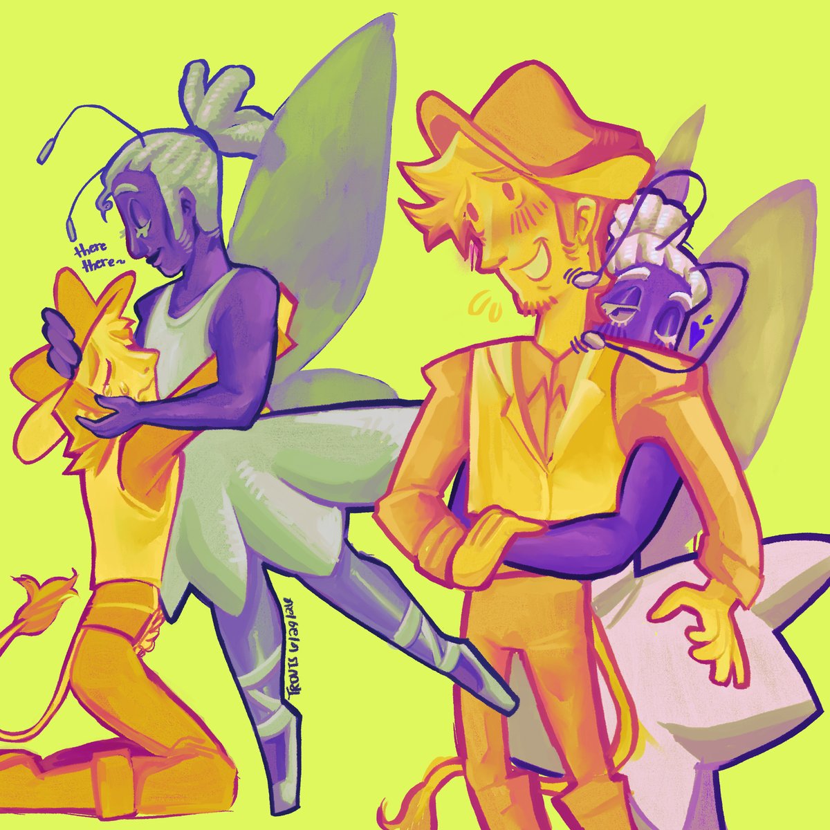 supertrout64's tweet photo. how can i say no to two beautiful gay flowers
#deltarune #deltarunechapter5 #blellow https://t.co/JukpYLbdxF