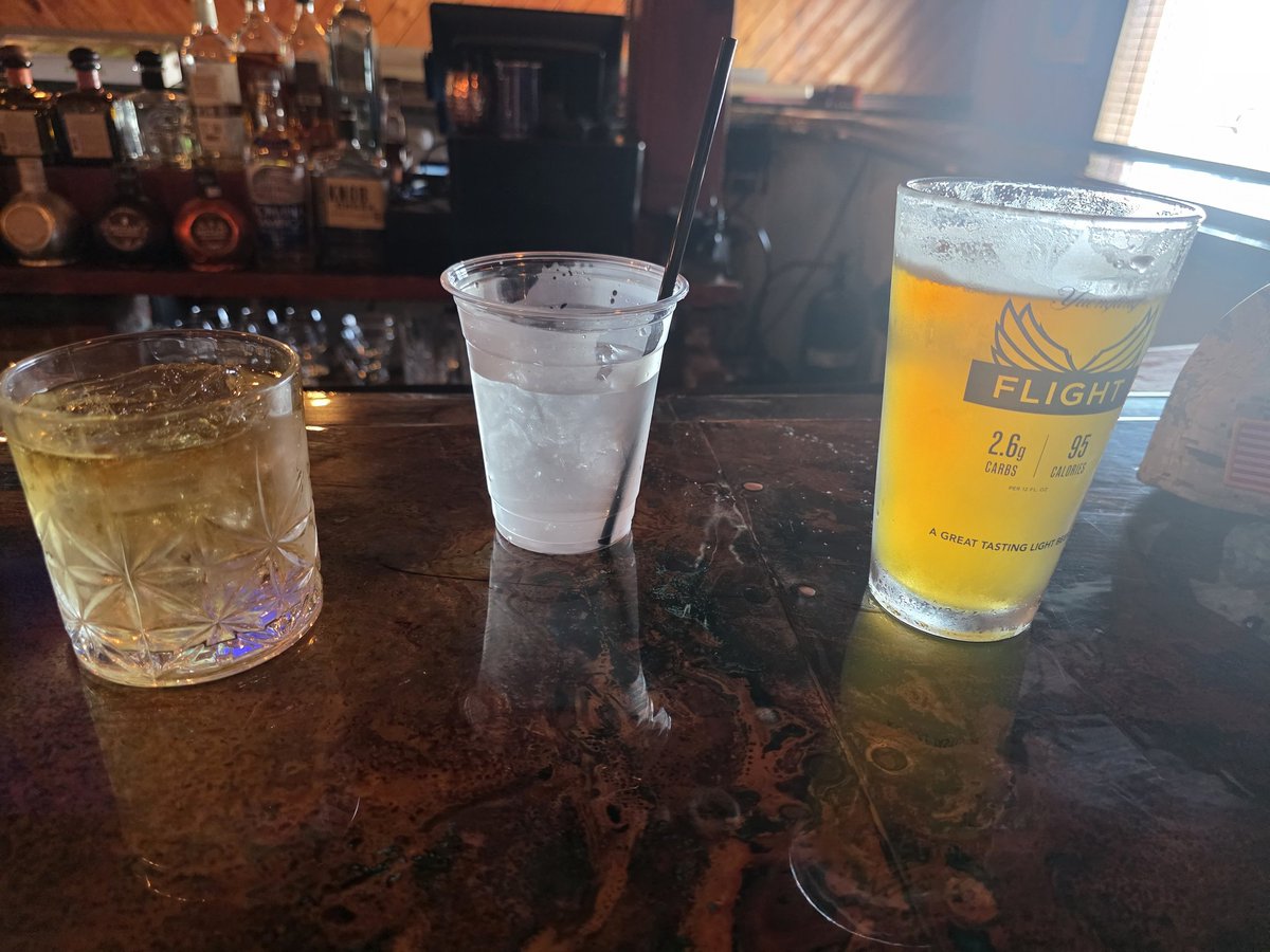 LlamaTerra85's tweet photo. Looks like the new #containerpark in the #orangeloop of #acnj is coming up nicely.. is where the @olssac
Catholic church is.. its a nice one fyi @pontifex If your in town you gotta stop by #kingspub for a round.. its directly across from the old #Irishpub
Cheers. I started my day with a pint of @CapeMayBrewCo IPA. And a @JohnnyWalker red on the rocks. Hot today.. so I mixed in water as I drank.
@RoseofFreedom my phone is at 2% so we can talk later when it charges, please stop calling for now you keep dropping this phone to zero.. and it takes long as hell to reboot. Cheers..
