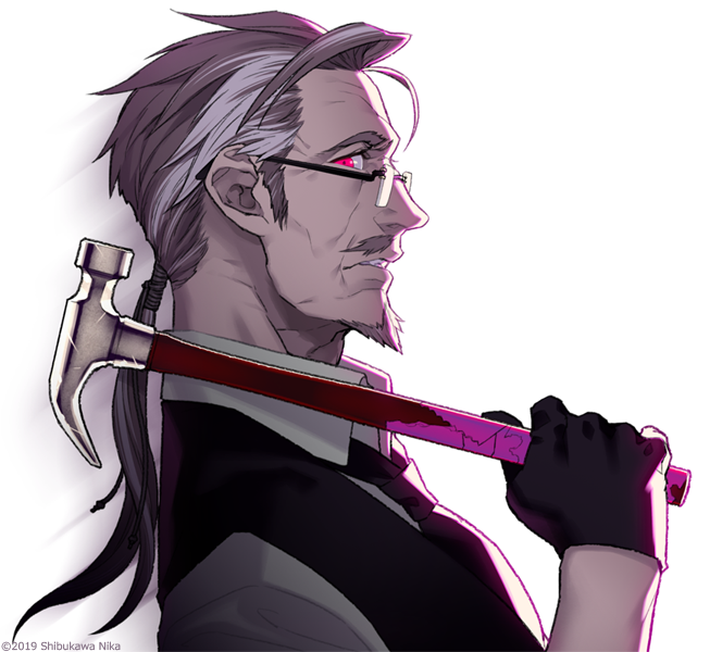 「#おじさんのイラストだけで興味を持ってくれる方へ届け」|ニカ（kaninonika)のイラスト