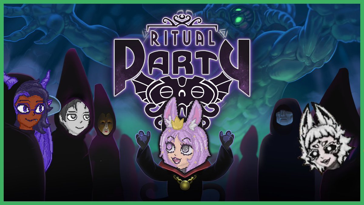 Atheria_Star's tweet photo. We need YOU!~ to help summon Cthulhu... 🧙🦑
Tonight we are playing Ritual Party!~

���Join the Ritual LIVE at 7pm GMT+10✨
Atheria_Starbringer
@Xeberux 
@jimitation_vt 
Cake_Eating_Dragon

Thank you very much @HologramMonster for sharing your game with us!~ https://t.co/aP4NWw4r5q