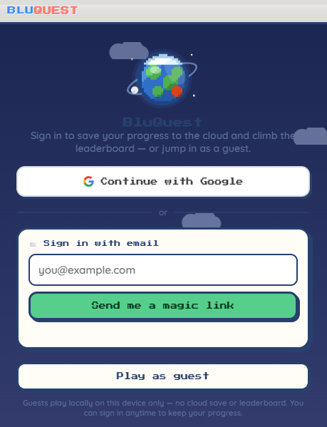 dolodood's tweet photo. Play on your PC, then take it to go on your phone. Give BluQuest a try!

🔗 https://t.co/i0v2DyuXE9 https://t.co/jAIDvne6SF
