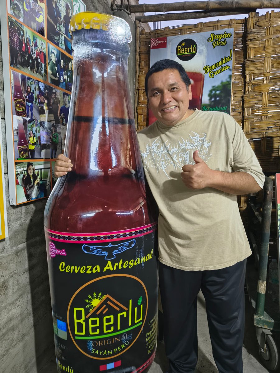 beerlu2016's tweet photo. Bienvenidos a Sayán Perú. Gracias estimados familiares, amigos y visitantes. Cerveza artesanal Beerlú Original, desde el año 2016 llevamos con amor y respeto nuestra Marca PERÚ . Pequeños lotes hechos a mano y fermentados al clima. Sigamos cuidándonos. #LoNaturalYSaludableEsVida https://t.co/ivZLLDWu0o