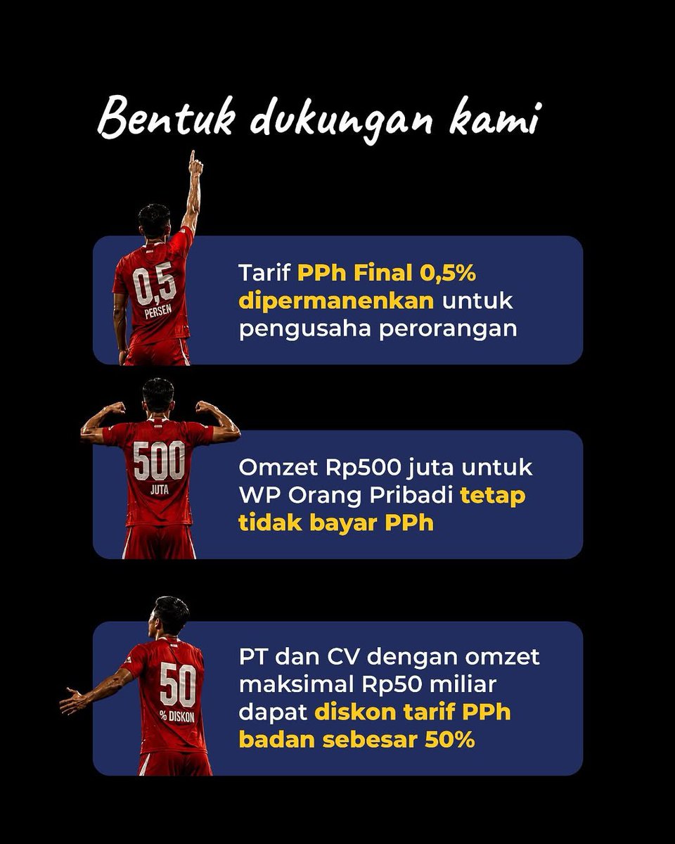 pajakmasamba's tweet photo. Semarak Pesta Bola Dunia 2026 sudah mulai terasa di mana-mana nih,

Kalau Taxmin, dari dulu sampai sekarang sudah pasti jadi mendukung kemajuan UMKM Indonesia! Bentuk dukungan penuh ini kami wujudkan lewat berbagai kebijakan yang berpihak pada pelaku usaha https://t.co/SMH3pSWkX8