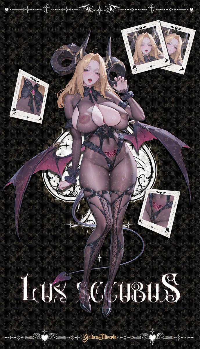 GoldenMiocola's tweet photo. ✨[commission]_Luccubus✨
💗Commissioned to design a succubus outfit for Lux form League of Legend, Luck~U~bus~Thanks for permitting the release of the watermarked version.💗
#fanart #LOL https://t.co/Cmdgdug1vh