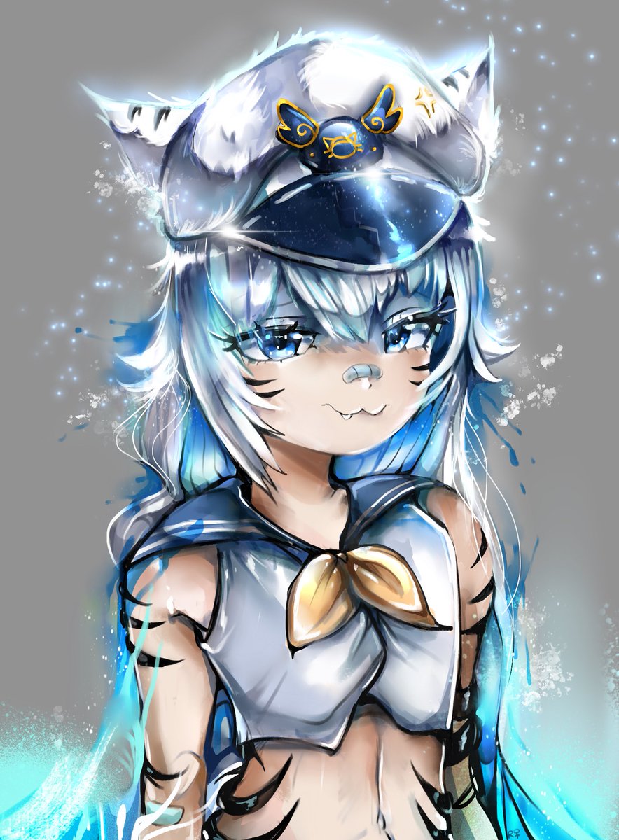 ribbonfemale's tweet photo. Finished drawing of the best Tiger 🩵💙🩵
I’m so honored to have u as my friend 🩵
#TaigArt https://t.co/iqGrdm6thU