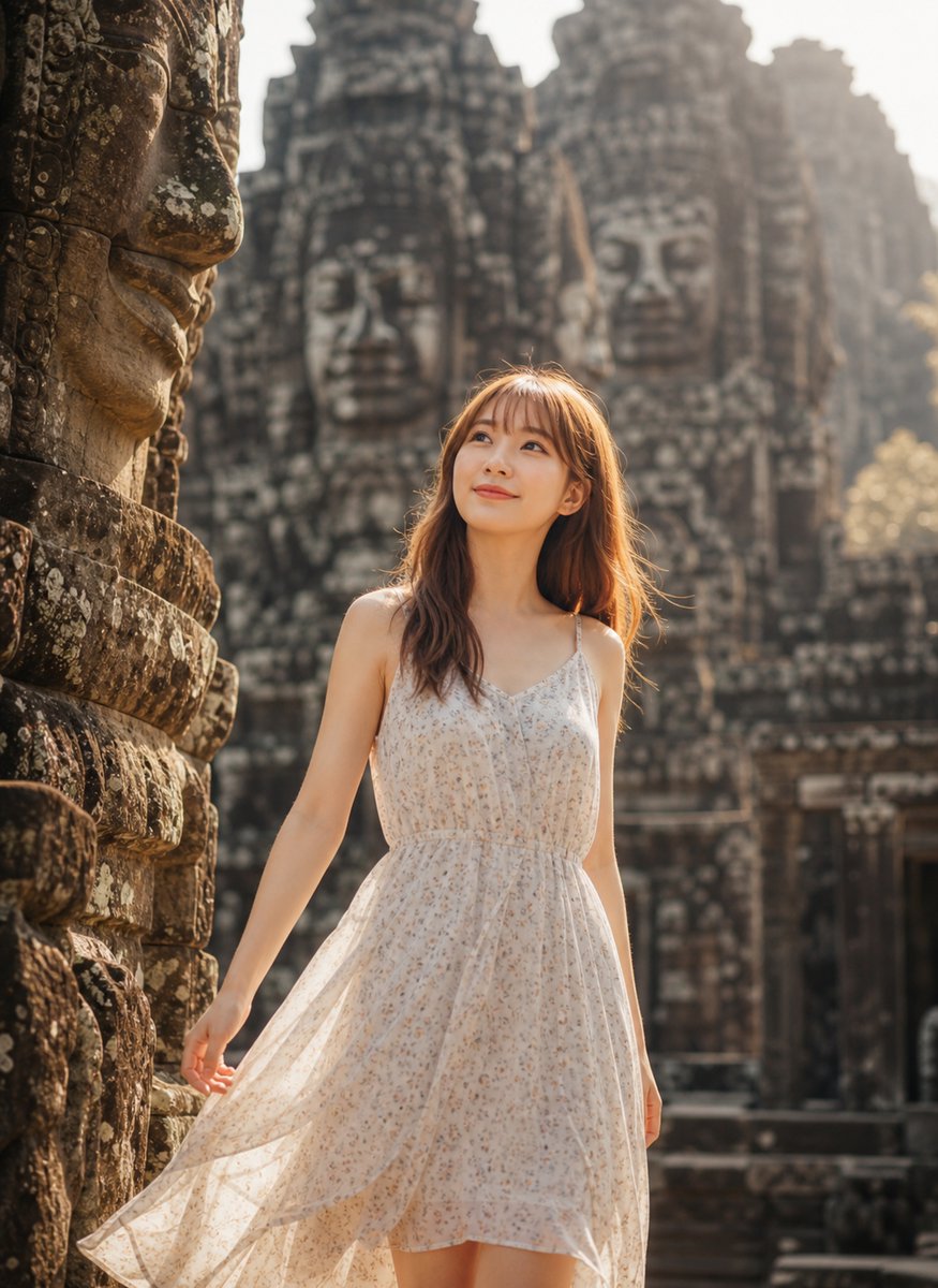 AyaTravelDiary's tweet photo. バイヨン寺院、たくさんの顔がこっち見てる気がして不思議な気持ち🇰🇭アンコール三日目、まだまだ歩き足りない https://t.co/2z4j8iygYn