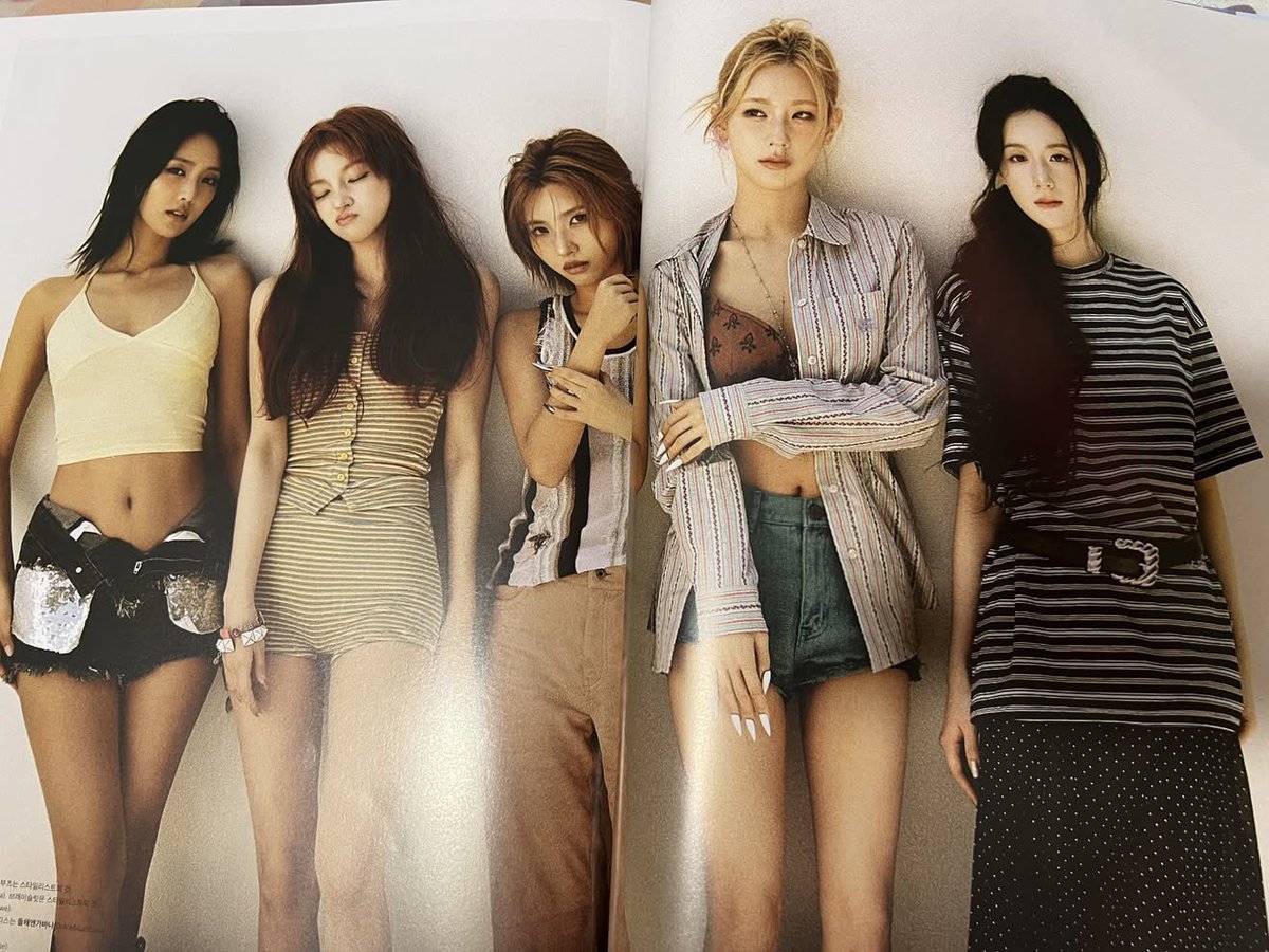 i-dle will appear in the July issue of Dazed Korea.