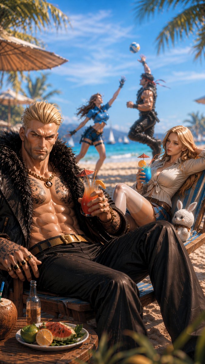 LastLight_JP's tweet photo. 🏖️ 7月へようこそ！『終焉のヒカリ』サマーカレンダーが到着！ 

指揮官の皆様、『終焉のヒカリ』の過酷な世界でも、英雄たちには休息が必要です！🌊

2026年7月特別カレンダーをご用意しました！

7月の予定は何ですか？
映画を見る、それとも家でゆっくり過ごす？ぜひコメント欄で教えてください！👇 https://t.co/7aAB7J5PP7