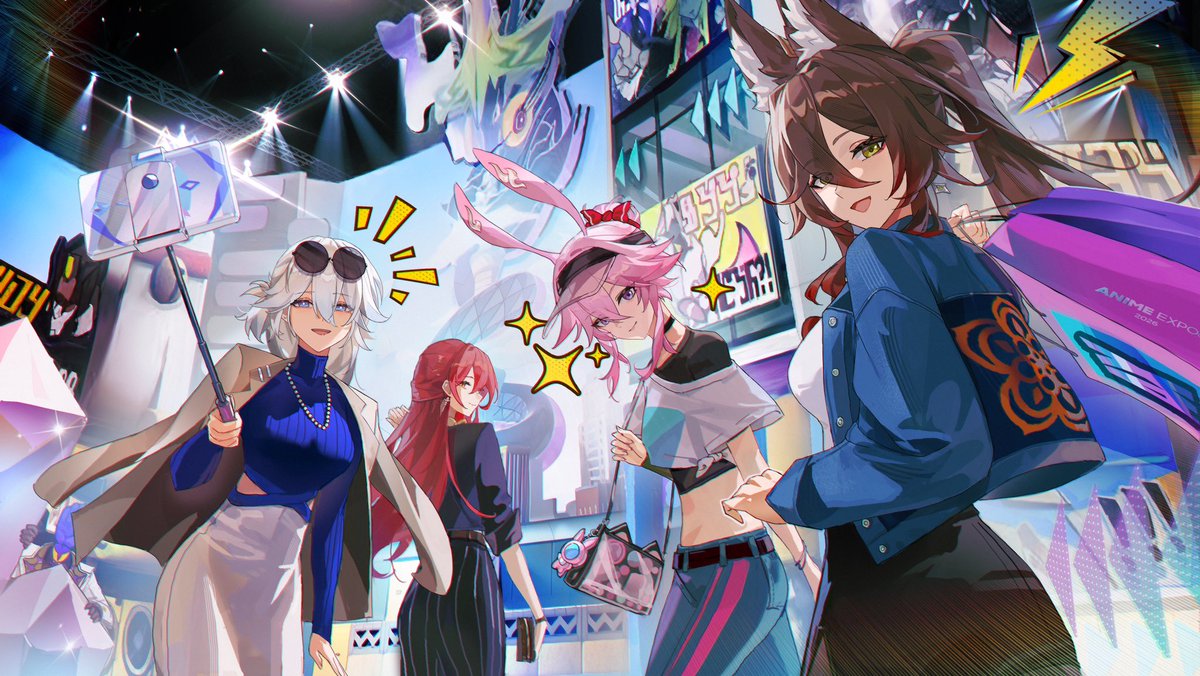 xUDe60263111's tweet photo. Can’t wait to see what the Star Rail booth is cooking up for Anime Expo this year! 👀
#HonkaiStarRail #HSRAX2026 https://t.co/H5ObvNIHfO