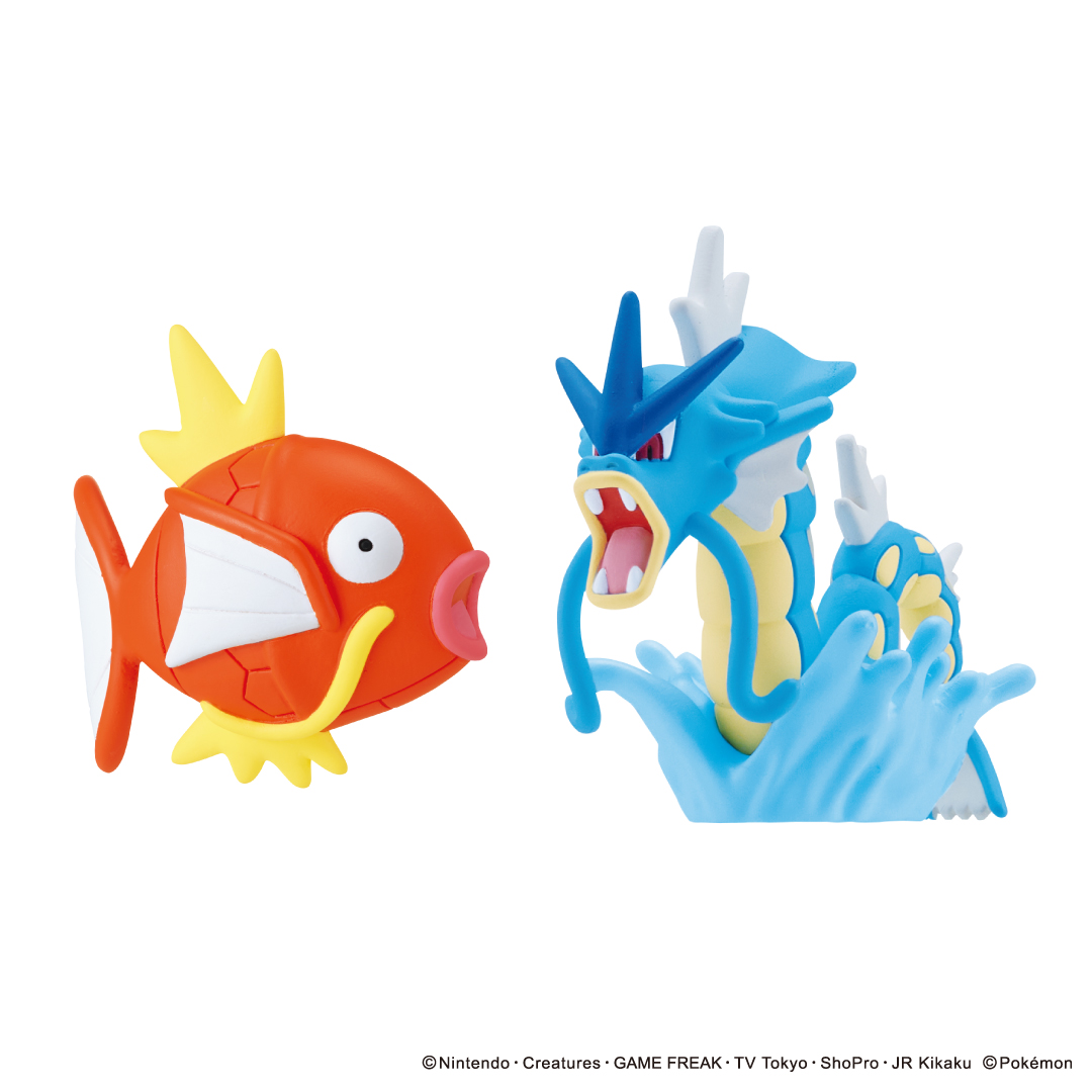 takaratomytoys's tweet photo. モンコレに「コイキング・ギャラドスセット」が登場！
コイキングとギャラドスの2体セット✨
ギャラドスは専用台座つきで迫力満点！

手に取ればポケモンの新たな秘密に気づくかも！

8月29日発売予定
https://t.co/FAvaSI5ZHX https://t.co/1zU22O4hel