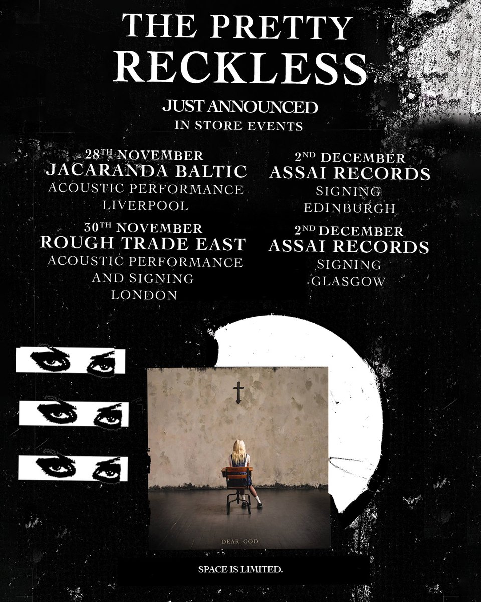 TPROfficial's tweet photo. In honor of the release of ‘Dear God’ and having so much fun on our last visit to the UK, we’re putting on some intimate signings and acoustic shows around the country! 
 
Grab your tickets now before they’re gone at https://t.co/yiST8yeK6v https://t.co/IUcj5zw3v0