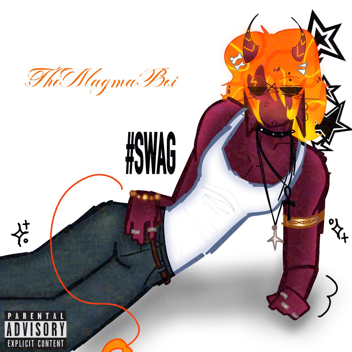_https_azraell's tweet photo. #MagmaBoiFanart | Nomas ehm... me aburrí y dibuje a Magma xq amo a Magma mwa 

Creo q este es mi dibujo más minimalista 😭😭

Pls c!magma just one chance https://t.co/mUeVYZi4X1