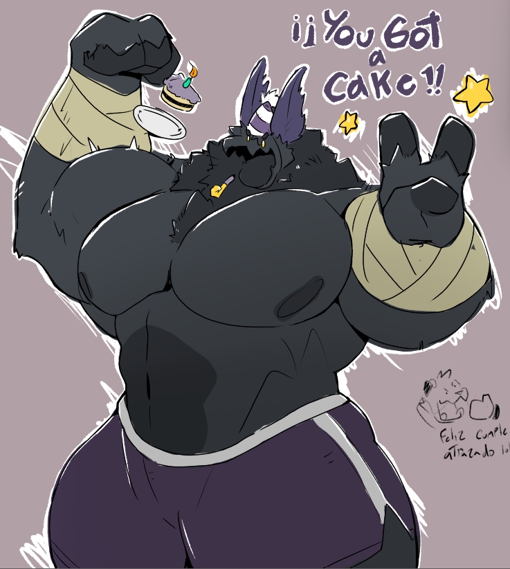 sr_sakugawa's tweet photo. Dibujo para el @Behemoffs que cumpló hace como 2 dias XDD https://t.co/TSpCqOmzFg
