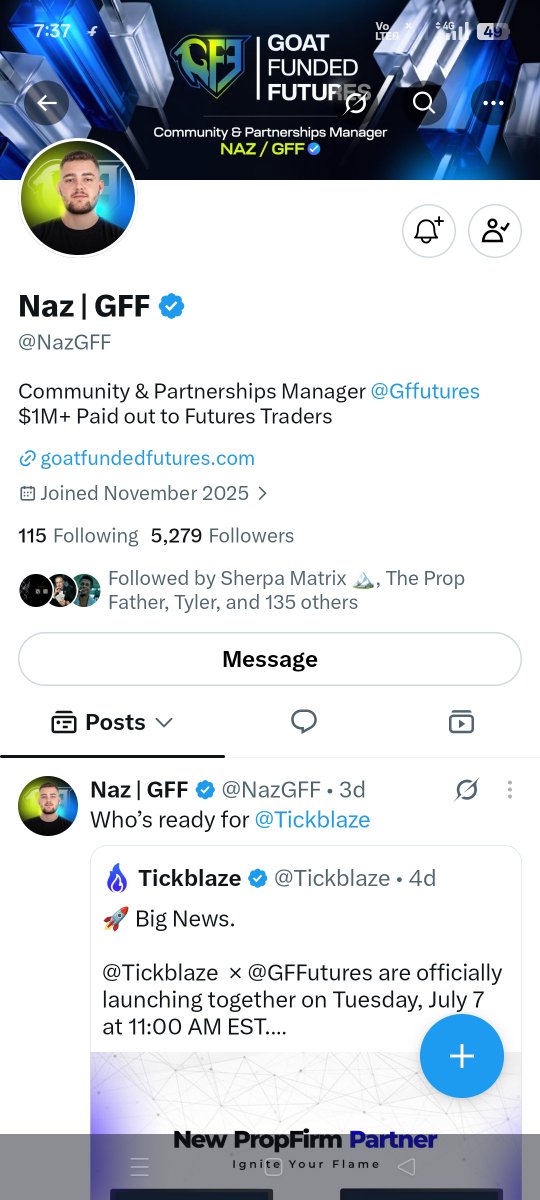 fundedkaran's tweet photo. @traderpercy @GFFutures @NazGFF @EdwardXLreal All Done

@lonelylifeofbee @Sachinjaat6352 https://t.co/y9OyK0b3WE