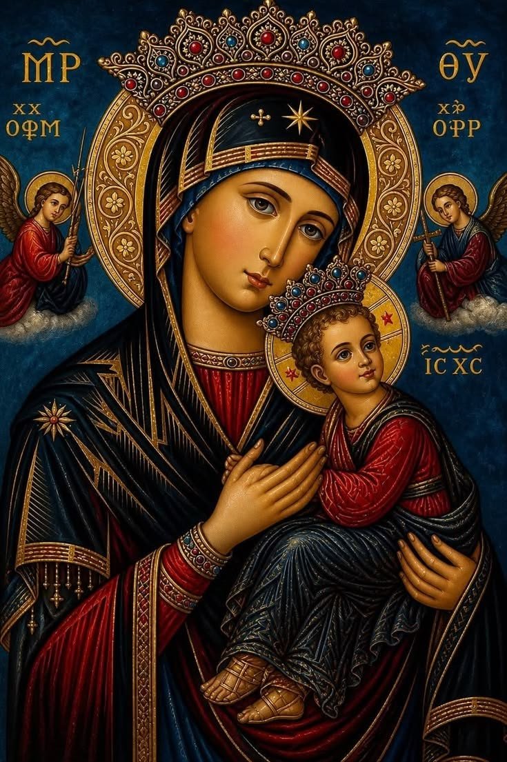 Sacredheart621's tweet photo. Our Lady of Perpetual help pray for us.. https://t.co/Bu5sFtqOq6