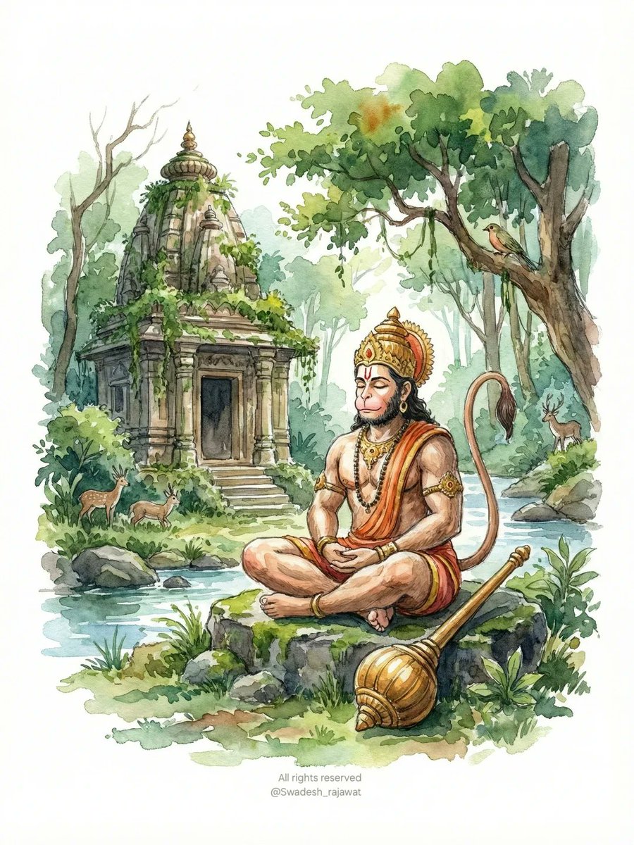 BokaThob2383's tweet photo. जय श्री राम 🙏 🚩 
जय श्री हनुमान 🙏 🚩 
जय श्री वीर हनुमान 🙏🚩

होइहि सोइ जो राम रचि राखा।
को करि तर्क बढ़ावै साखा॥

जो कुछ भगवान श्रीराम ने पहले से निर्धारित किया है, वही होगा। व्यर्थ के तर्क-वितर्क करके उस सत्य को बदला नहीं जा सकता।

#GodMorningTuesday https://t.co/LXYIiyIawM