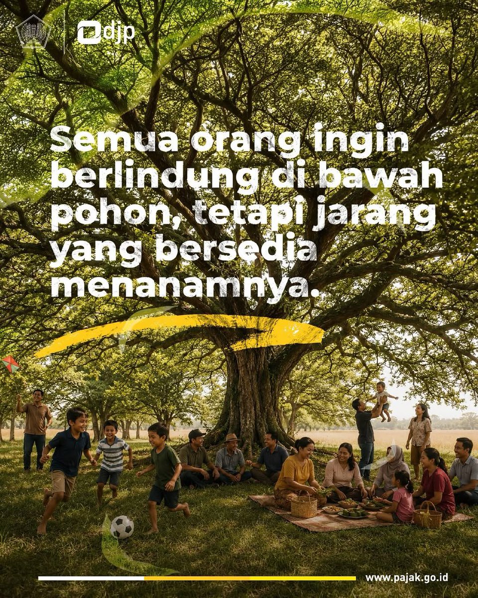 pajakmasamba's tweet photo. Semua orang tentu ingin merasakan manfaat dari pohon yang rindang. Namun, kerindangan itu tidak hadir begitu saja 😊 ada yang menanam, merawat, dan menjaganya hingga tumbuh. https://t.co/J5nWp6eK0d