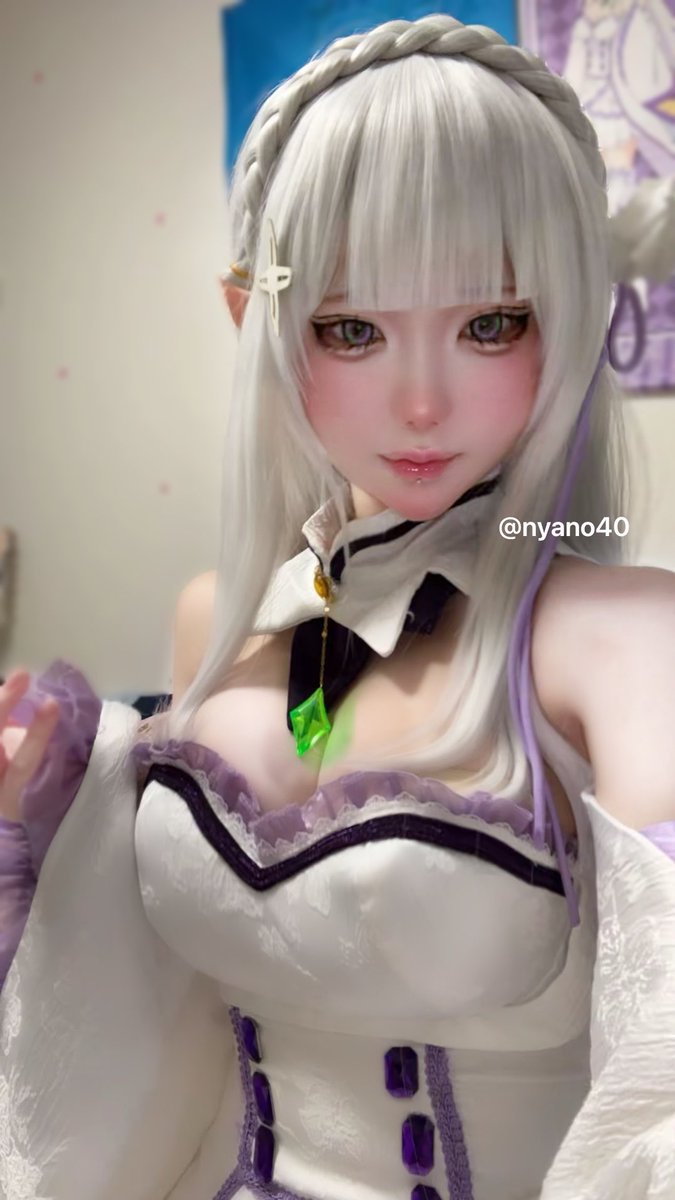 nyano40's tweet photo. #Cosplay  #Rezero  
(𓇬 ᴗˬᴗ) https://t.co/4VrGFaVHQ8
