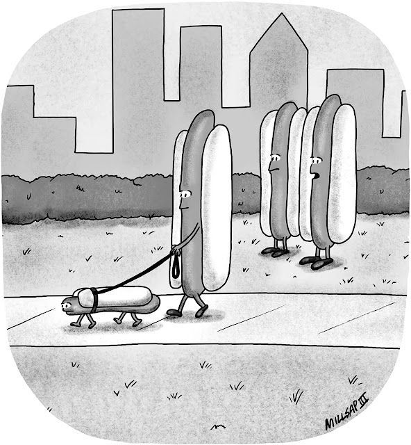 doc_nad's tweet photo. Caption Contest Cartoon by Lonnie Millsap
My Entry in The New Yorker Cartoon Caption Contest #996 https://t.co/sOrZTum85F #LonnieMillsap #HotDog #TheNewYorker #Cartoon #CaptionContest https://t.co/POBhJs7fb4