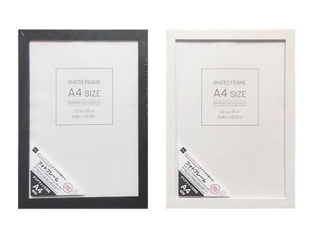 ao_cha_01's tweet photo. ファイル使わないとか飾りたい時はダイソーのA4フォトフレームおすすめです https://t.co/tcPFbr1f0f