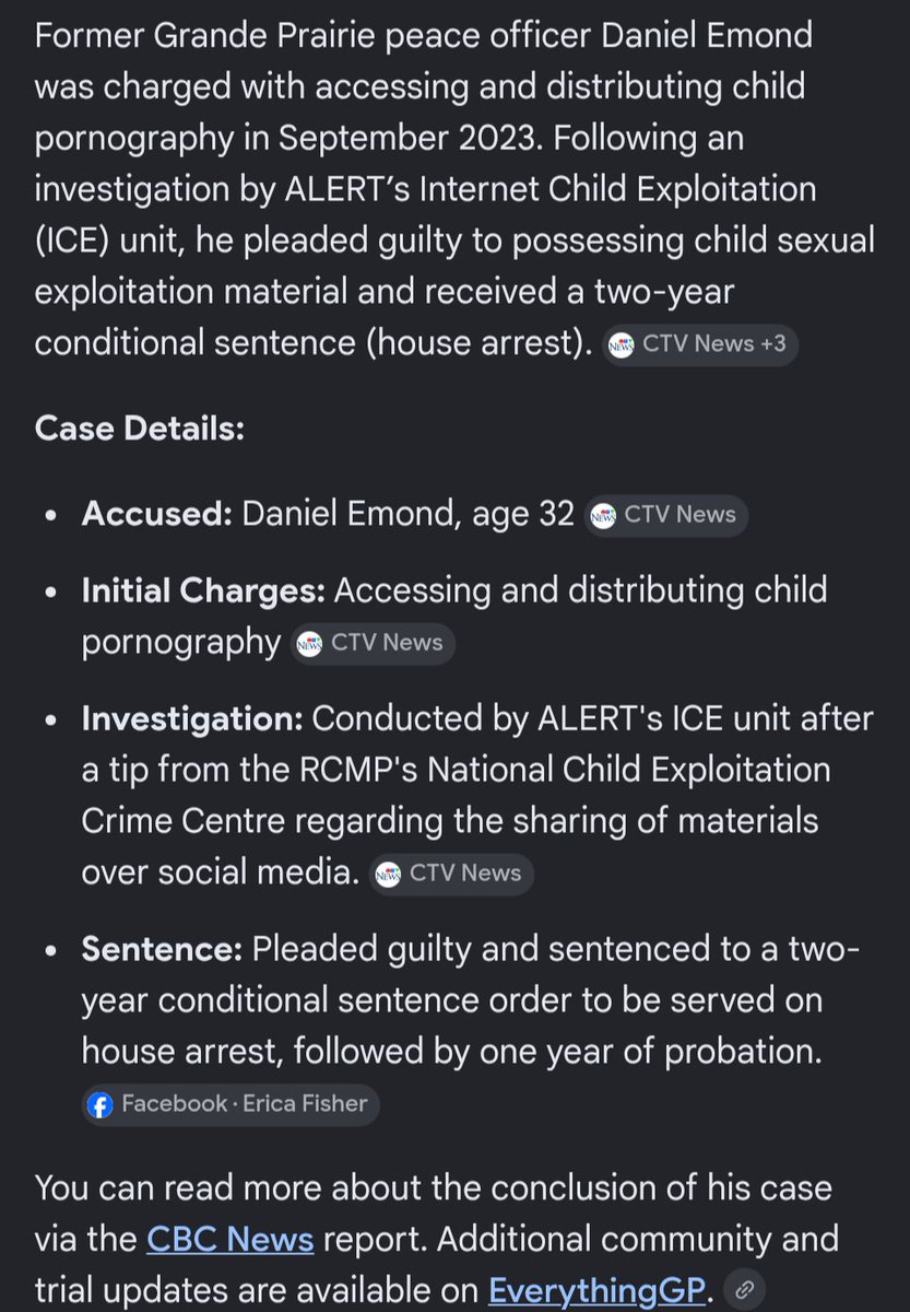 SkillChecK3D's tweet photo. @ABDanielleSmith If we can have an honest conversation can it be about how Peace Officers get a slap on the wrist for accessing and distribution of CP and abusive videos including Children in a nature they shouldn't every be exposed to like ever!! https://t.co/YUchWaG7Io