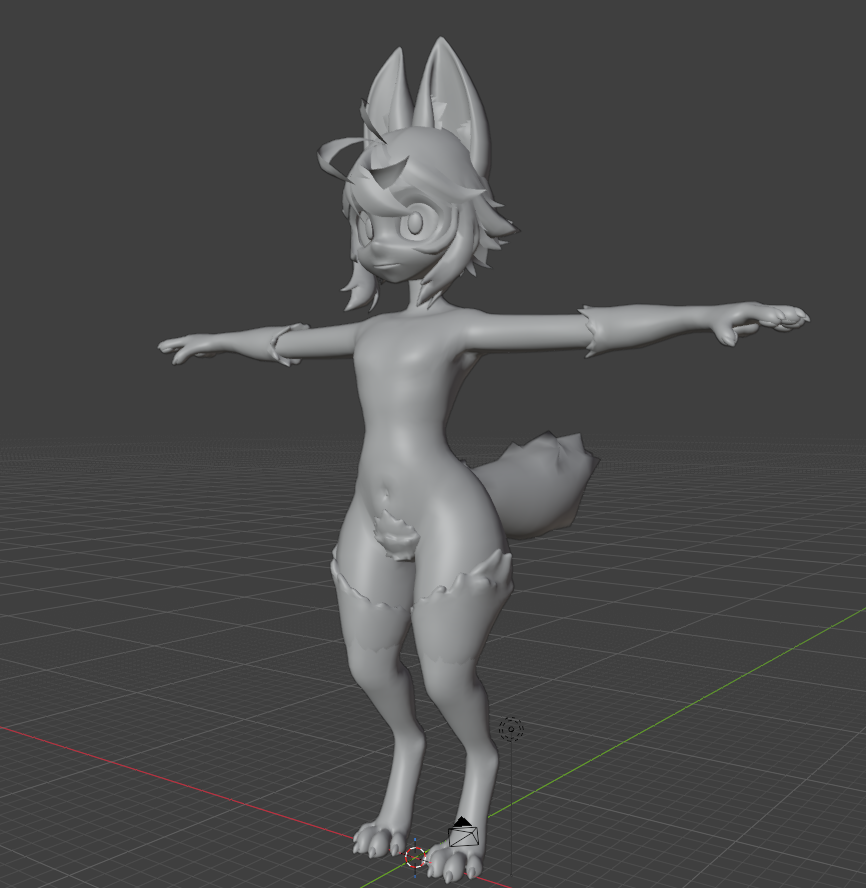 CoboldFox's tweet photo. Been working on this again with renewed vigor to try a workflow from Nomad Sculpt to Blender. Already done the visemes and working on the rig. Trying to avoid overwhelming myself and getting indecision paralysis. https://t.co/VRQlDanlzF