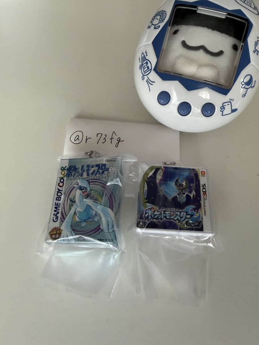 r73fg's tweet photo. 【交換】ポケモン　パッケージ＆カートリッジキーホルダーコレクション　(未開封品)

【譲】銀+ムーン(計2点)

【求】緑+ルビー(計2点)

2対2、郵送での交換となります。
なかなか難しいとは思いますが、もし条件に合う方がおられましたらお声がけください💦 https://t.co/m6z98Crs8E