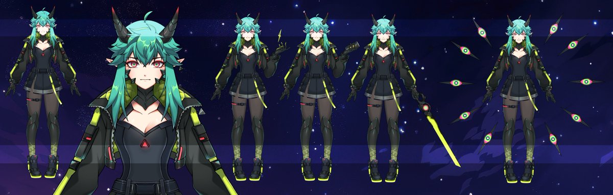 xSKYLARVT's tweet photo. It's time
I am selling my 1.0 Vtuber design and 2 models
My current model is not included and I will keep it and no longer use moving forward
I am changing my design
Package includes:
- 2 fully rigged models
- 26 emotes
- 19 art pieces
Asking $1,400 in total
Questions? DM! https://t.co/jyxPiyf3Ji