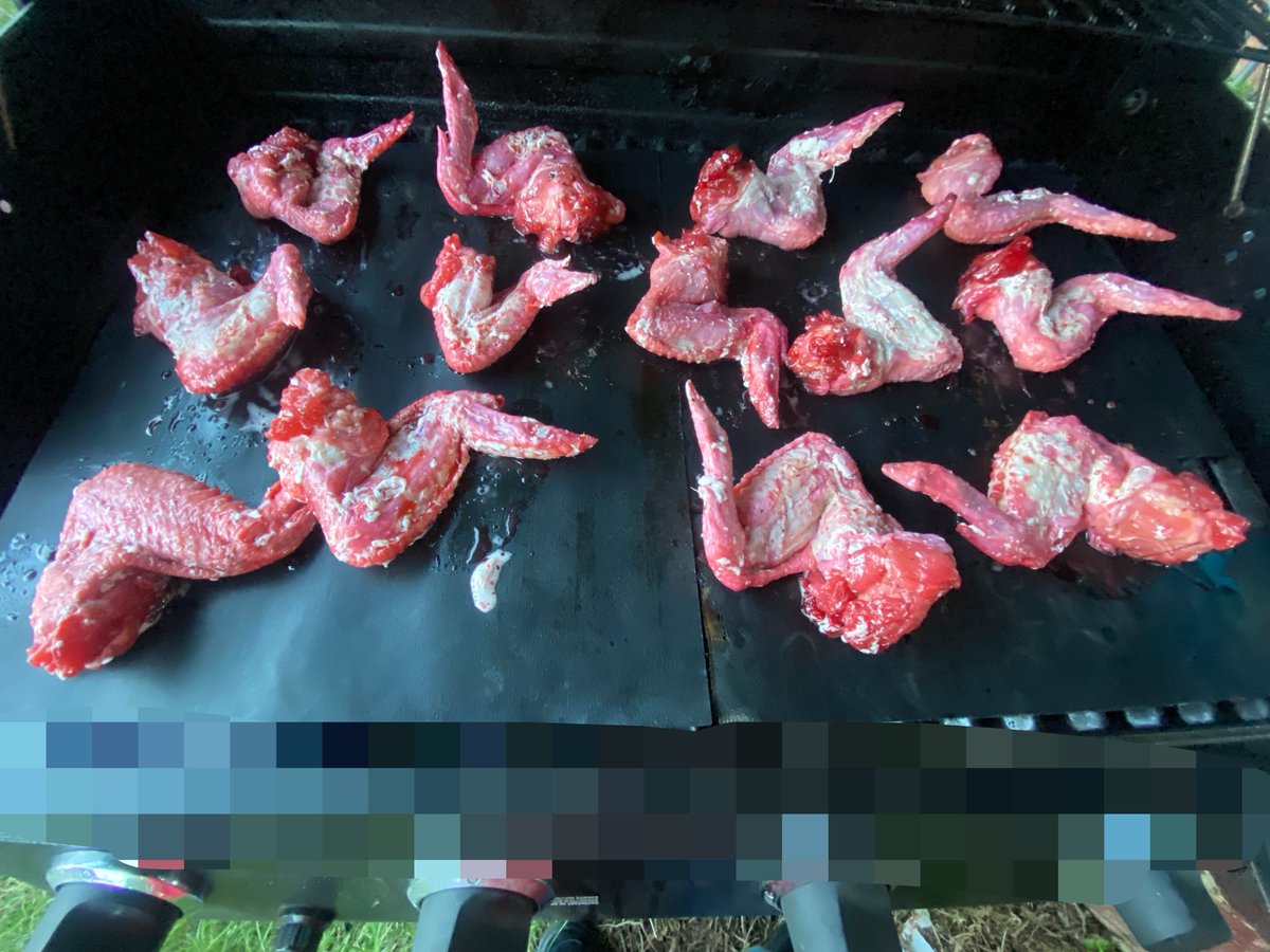 ImJustJoshing3's tweet photo. #sheepEats
#Barbiecue
#yumtastic
Yummy oriental red40 wings!!! https://t.co/rtedm2qQUy