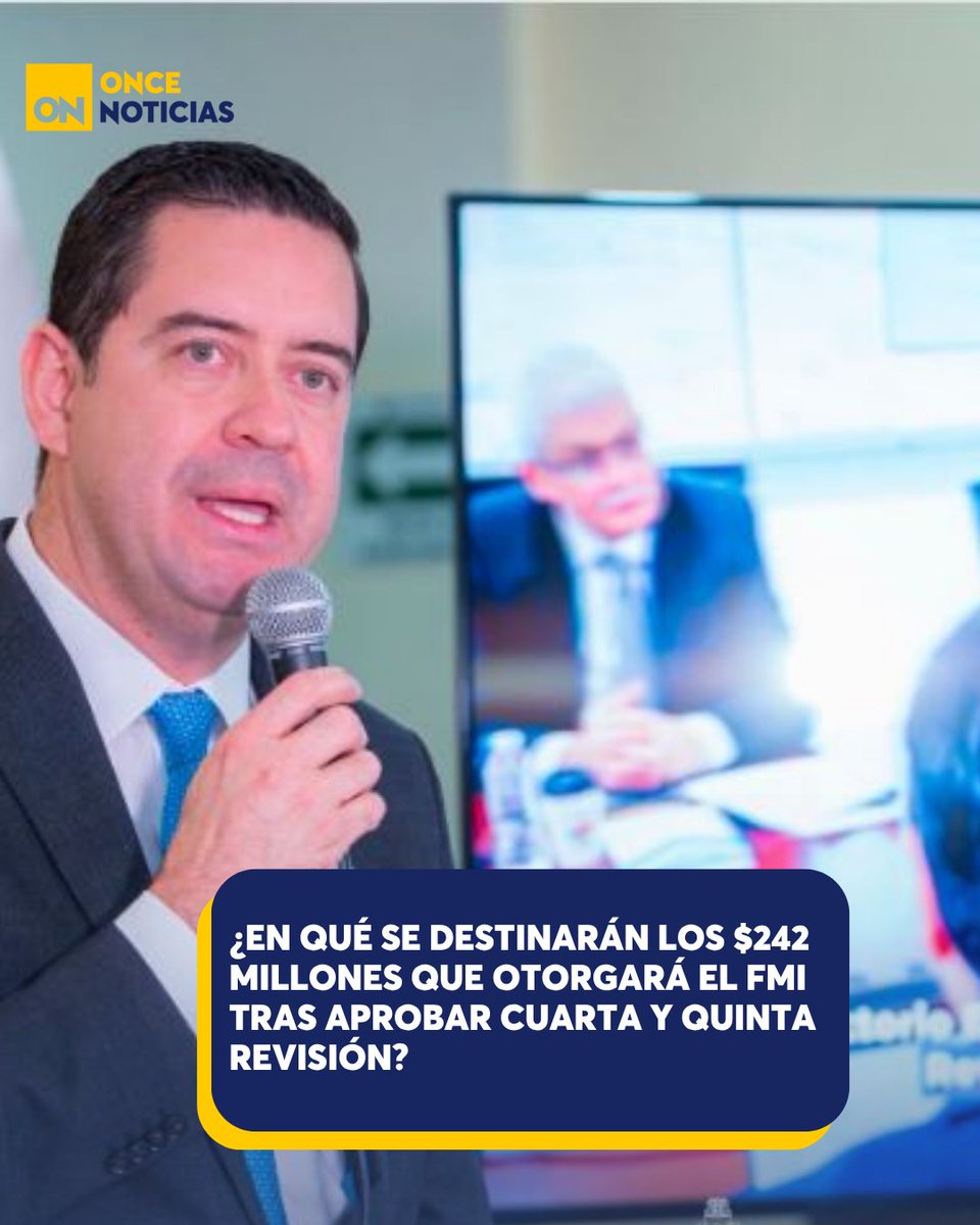 canal11hn's tweet photo. 💵 Sefin detalla los $242 millones que desembolsará el FMI y el destino de estos recursos en diversos sectores. Averigua aquí si estos recursos podrán ser utilizados adecuadamente por el Estado 🇭🇳
https://t.co/XDPLwS5MM0
#Honduras #FMI #Sefin #$242millones #Inversiones https://t.co/Lx1nQzQc8W