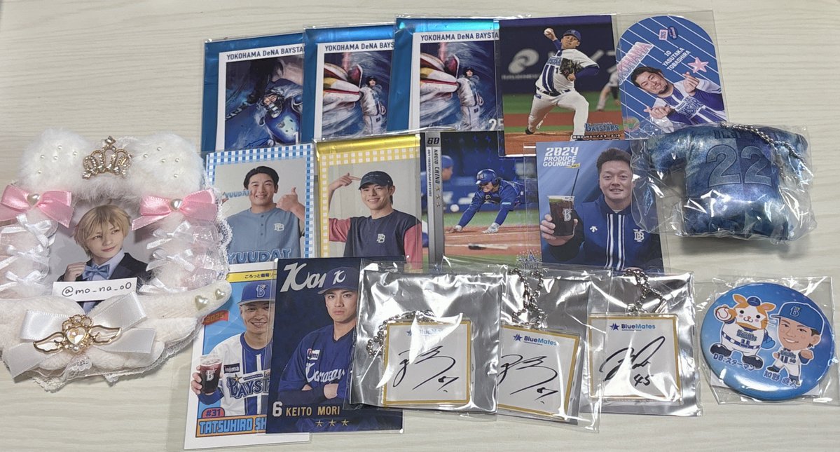 mo_na_o0's tweet photo. 【交換】横浜 ベイスターズ 缶バッジ ブラインドインスタントカード 選手グルメ ガルフェス コースター ガチャガチャ

● 譲 ￤牧 森敬斗 佐野 筒香 戸柱 入江 柴田 山本 松尾 山崎 知野 森原

● 求 ￤同異種 度会

郵送交換のみ

お気軽にお声かけくださいませ!! https://t.co/b90jZ3hgpe