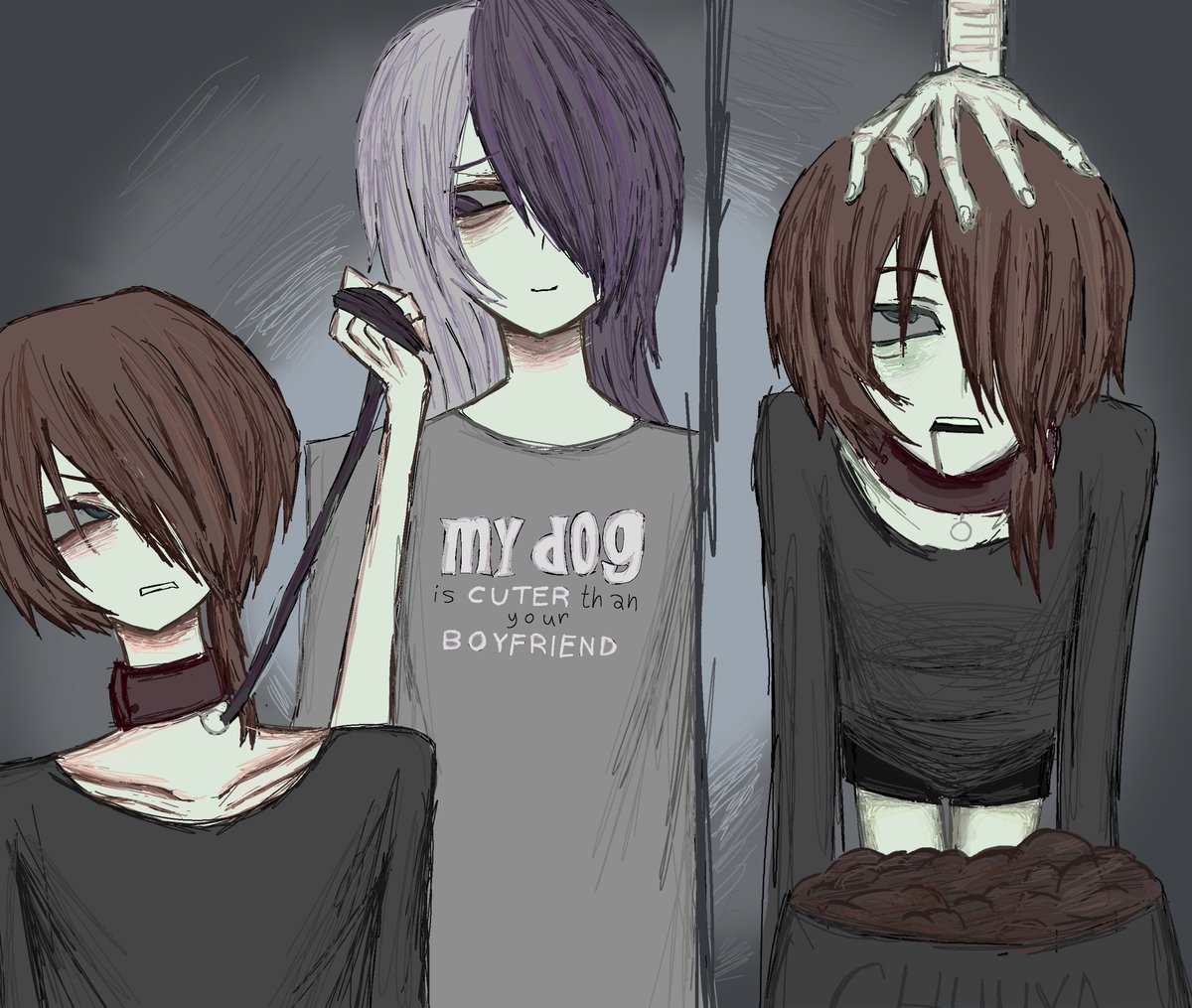 moepsychosis's tweet photo. Don’t stare at this for too long it will start to distort 

#sigchuu https://t.co/Jw0t7hpDJ9