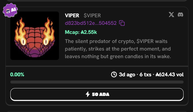 Jinx_The_Guy's tweet photo. @snekdotfun we would appreciate if you could make an announcement that this is a scam token and a clear attempt to copy our brand and trust we are building up with our community

This has nothing to do with @vipercoin_ada do not interact with this

🚨BE AWARE DO NOT SUPPORT🚨 https://t.co/gOp8bb8y2e