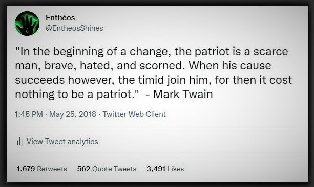 PBP1776's tweet photo. @Joey37394977091 🦅  This is us, Fren. 
Love me some Enthéos. 💚 https://t.co/6kYntnlcfV