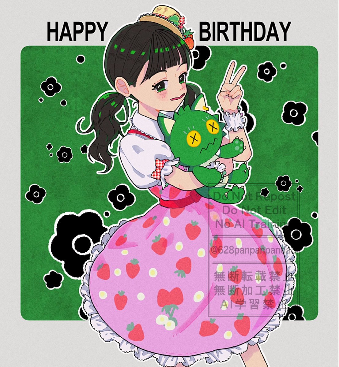 628panpanpanda3's tweet photo. 今まで描いた山﨑愛生さんのバースデーイラスト(成長してるのかな…？) https://t.co/6H8IkZlapH